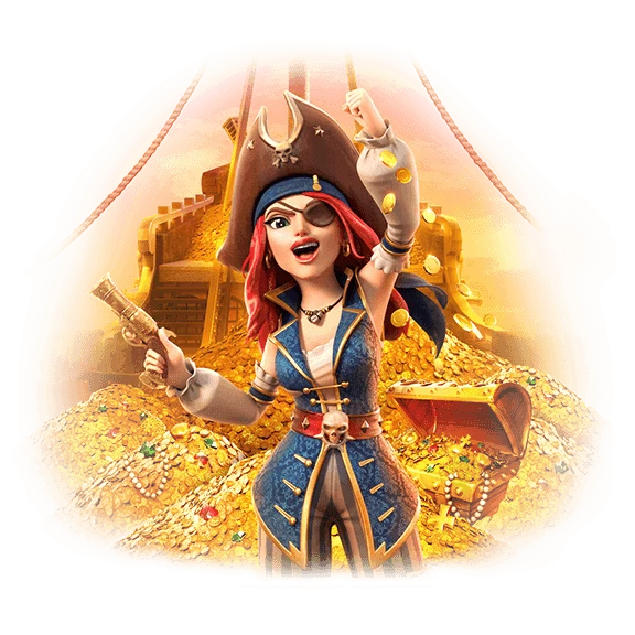 赏金女王角色与冒险场景主视觉